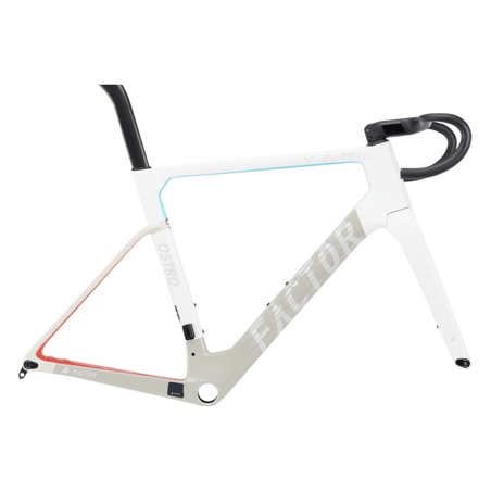 Set telaio e forcella Factor Ostro VAM Disc in carbonio bianco