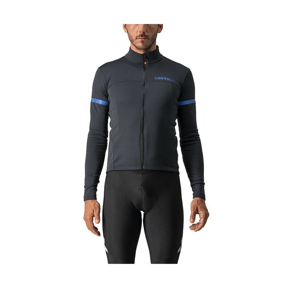 Maillot Castelli Manga Larga Fondo 2 FZ  Negro, Talla L