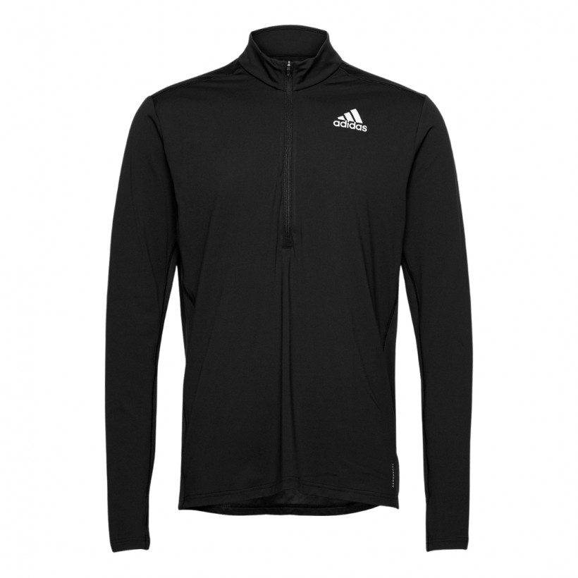 Adidas Own the Run Running 1/2 ZIP Black Sweatshirt