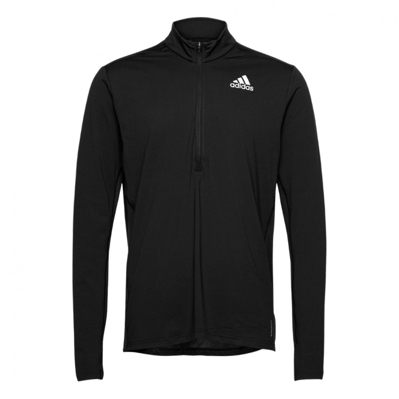 Adidas Own the Run Running 1/2 ZIP Schwarzes Sweatshirt