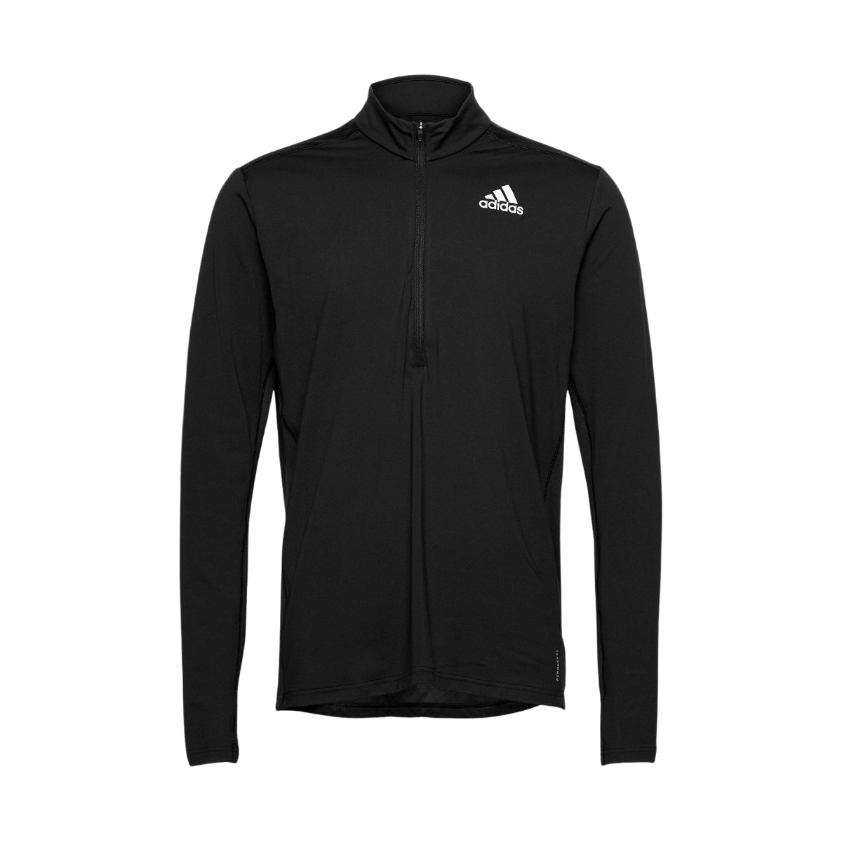 Adidas Own the Run 1/2 ZIP Black Sweatshirt, Tamanho S