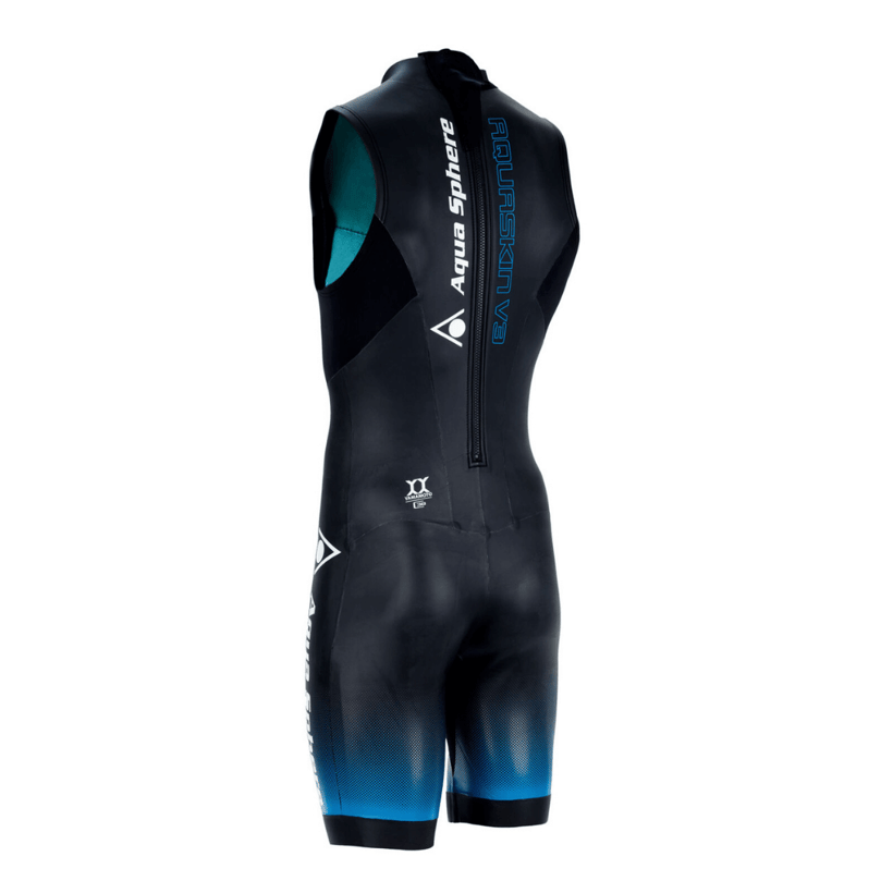Aqua Sphere Aquaskin Shorty Wetsuit Black Blue