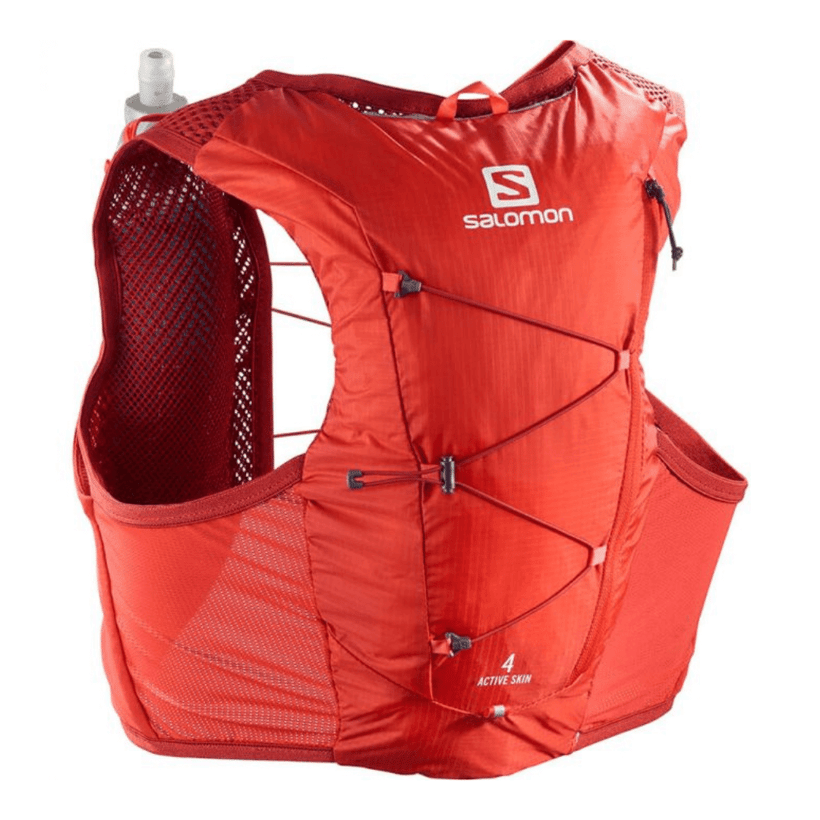 Salomon Active Skin 4 Valiant Poppy Hydratatievest Rood