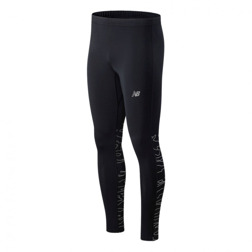New Balance Printed Accelerate Black Tights