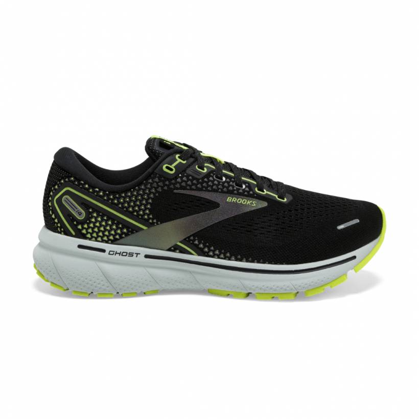 Brooks Ghost 14 Nero Giallo Donna AW21 Scarpe