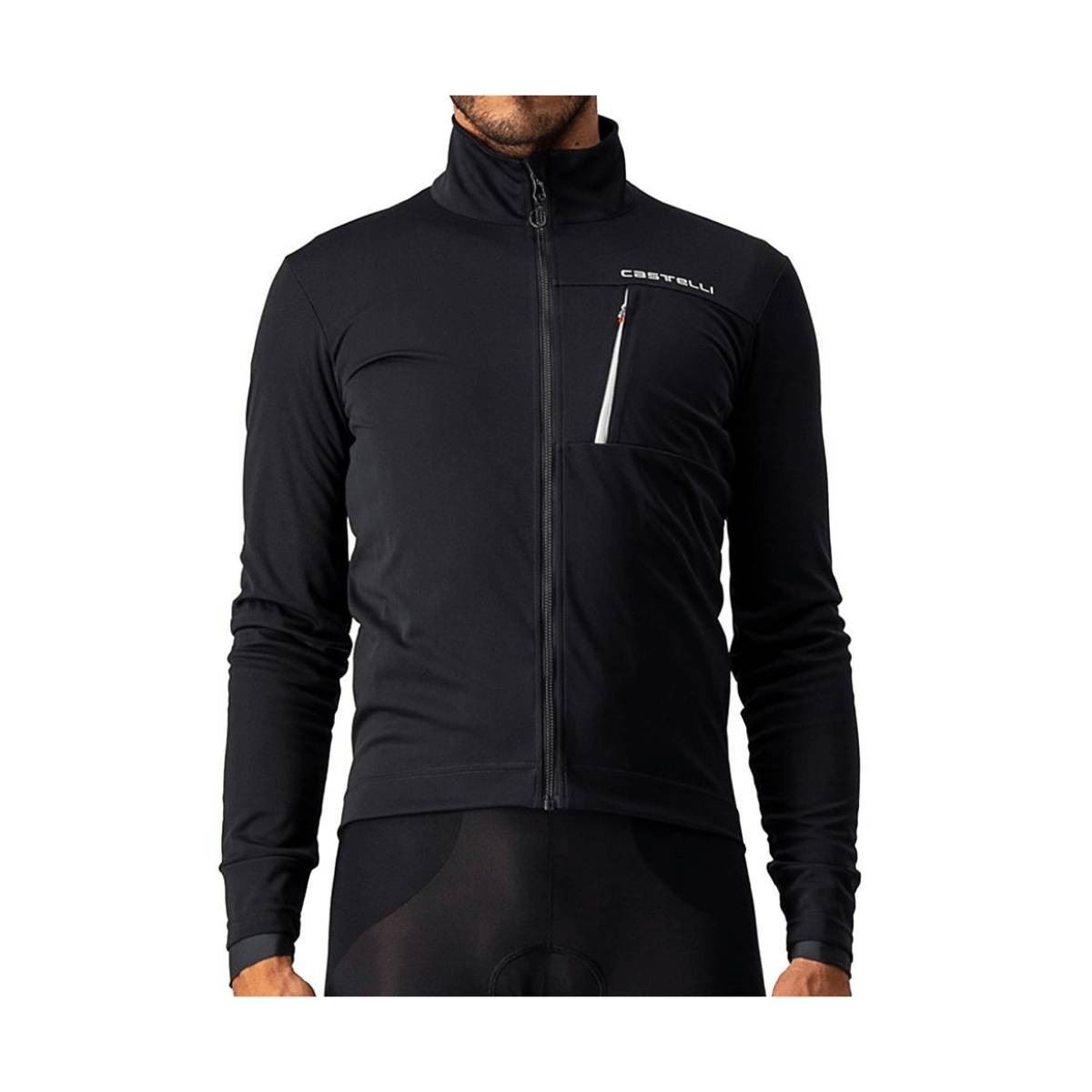 Die X günstig Kaufen-Castelli Go Jacke Schwarz, Größe L. Castelli Go Jacke Schwarz, Größe L <![CDATA[Castelli Go Jacke Hellschwarz
 Die Castelli Go GORE-TEX INFINIUM ™ Jacke ist für den vielseitigen Einsatz konzipiert und bietet eine Balance zwi