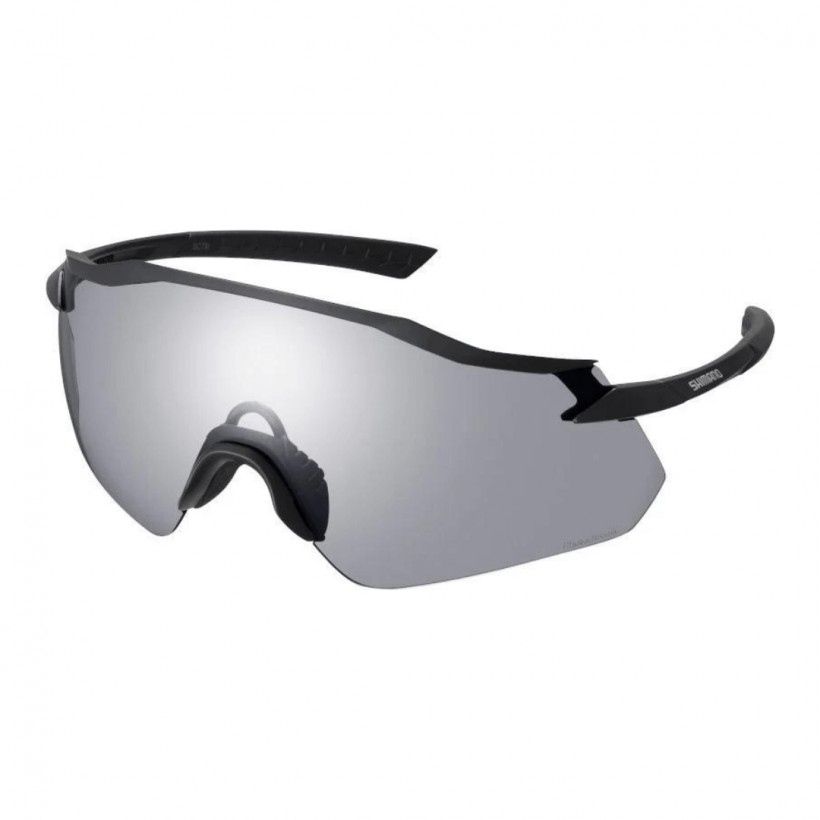 Shimano Equinox Matte Black Goggles with Gray Photochromic Lenses