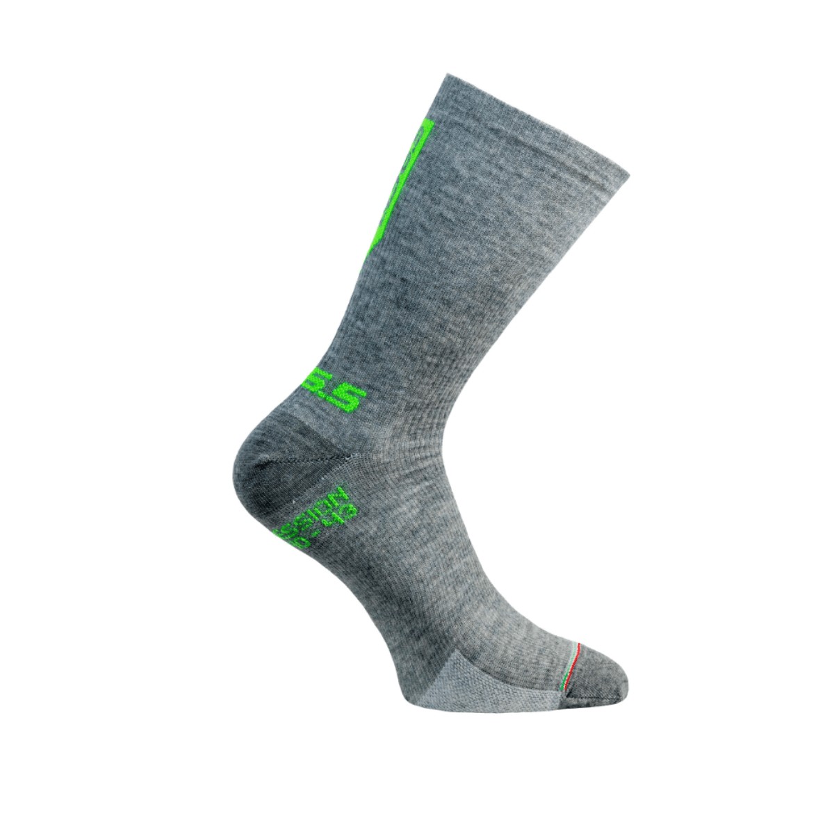 chaussettes q36.5 wool compression gris, taille 40-43