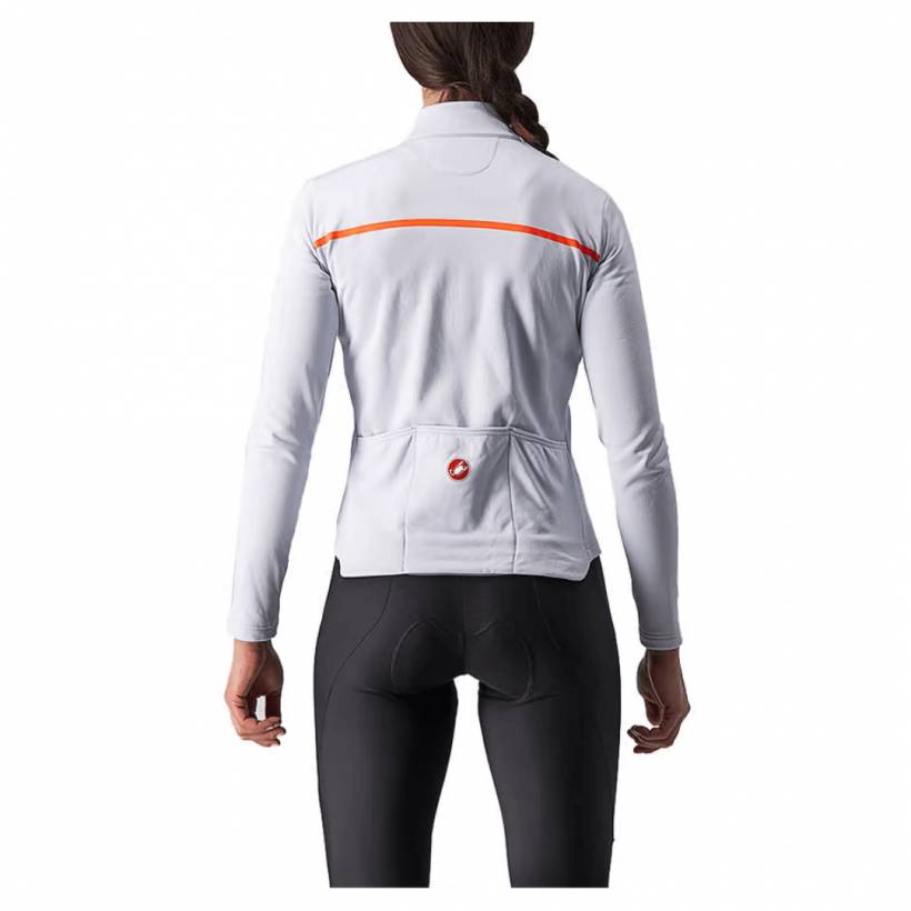 Mailot Castelli Sigergia 2 FZ Argent Femme