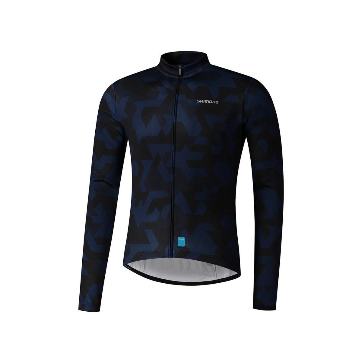 Maillot Shimano Vertex Manga Larga Negro, Talla XL