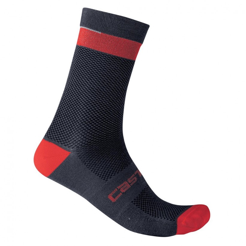 Chaussettes Castelli Alpha 18 Bleu