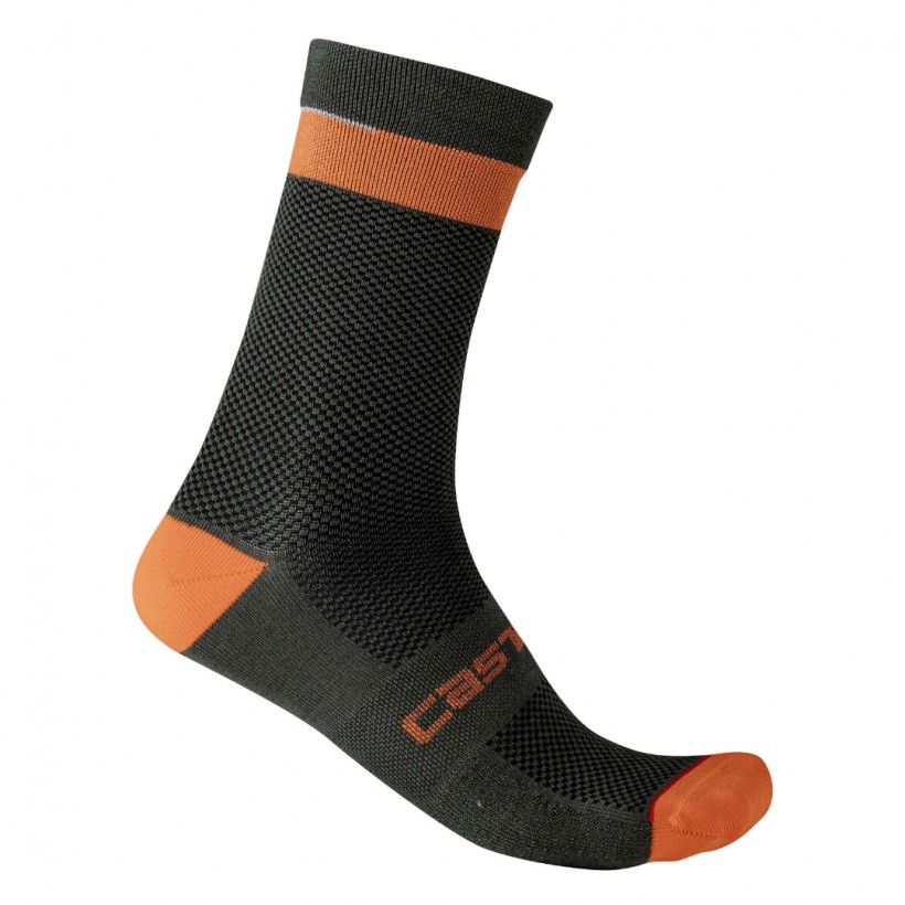 Castelli Alpha 18 Socken Armeegrün