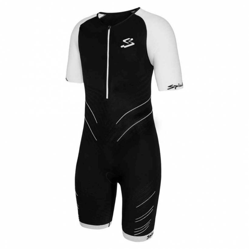 Spiuk Long Distance Short Sleeve Trisuit Black