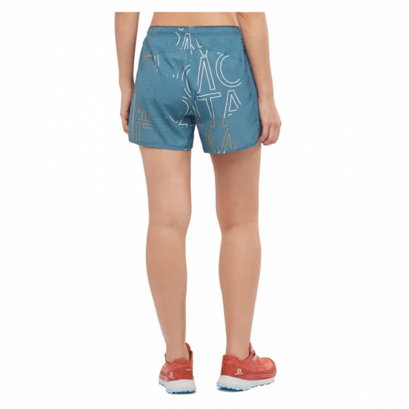 Pantaloncini Donna Salomon Agile Blu Scuro