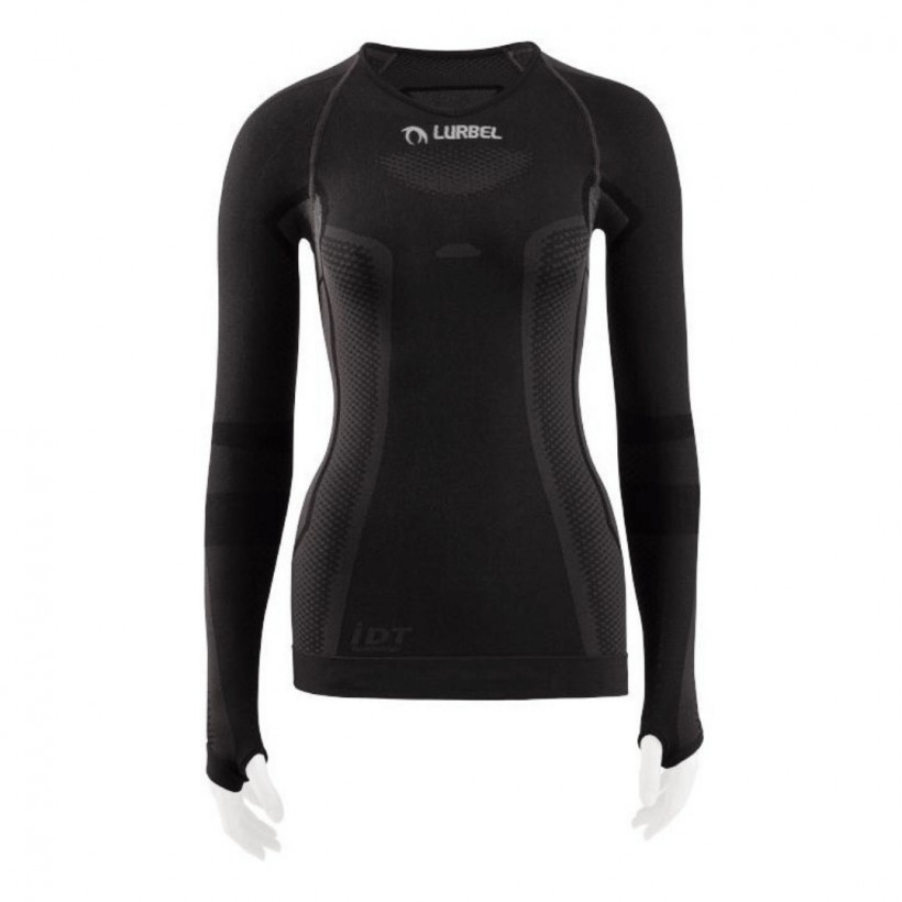 Camiseta interior Lurbel Cristallo manga larga Negro Mujer