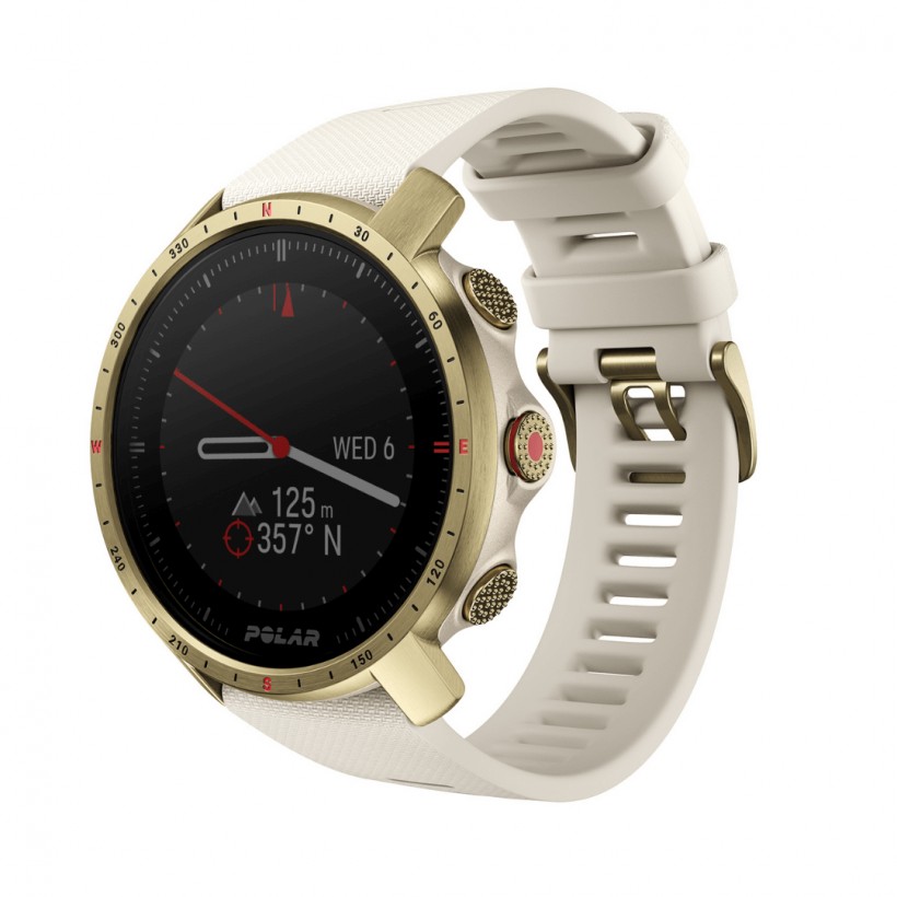 Polar Grit X Pro Weißgold