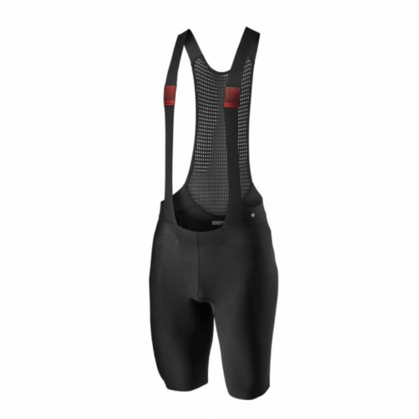 Castelli Premio czarne spodenki na szelkach