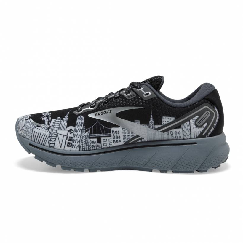 Zapatillas Brooks Ghost 14 Negro Gris AW21
