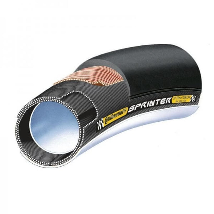 Pack 5 Tubular Continental Sprinter 700x22mm Black