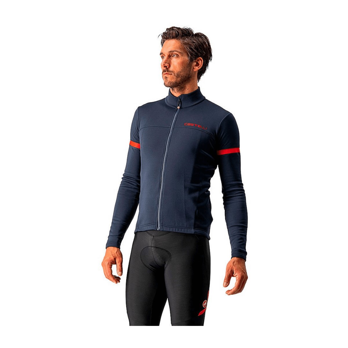 BLAU.DE günstig Kaufen-Castelli Fondo 2 FZ  Langarmtrikot Blau, Größe XL. Castelli Fondo 2 FZ  Langarmtrikot Blau, Größe XL <![CDATA[Castelli Fondo 2 FZ Langarmtrikot Blau
 Das Castelli Fondo 2 Langarmtrikot dient als Außenschicht im Herbst und als Innensch