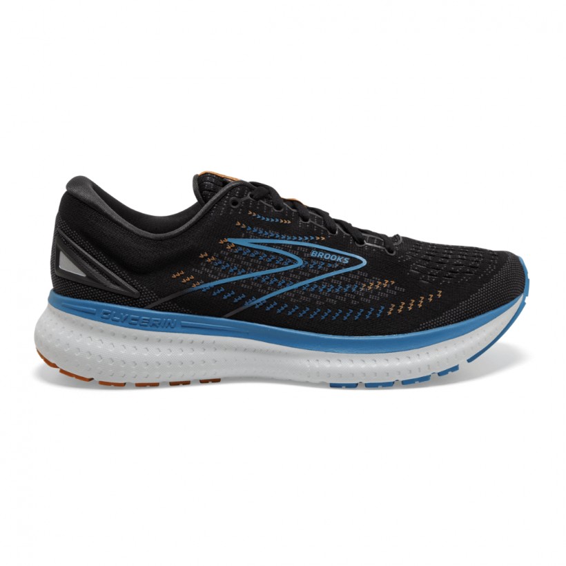 Brooks Glycerin 19 Schuhe Schwarz Blau Orange AW21