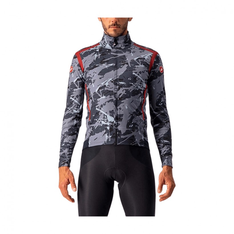 Castelli Perfetto Ros Jacket Blue Camouflage