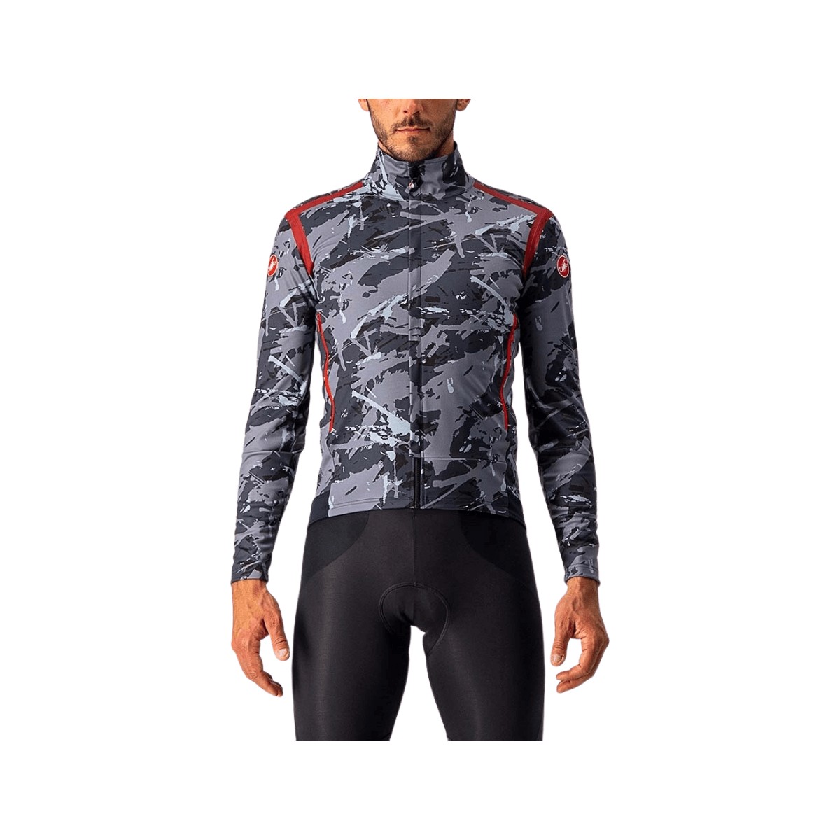 ck Fett günstig Kaufen-Castelli Perfetto Ros Jacke Blau Camouflage, Größe M. Castelli Perfetto Ros Jacke Blau Camouflage, Größe M <![CDATA[Castelli Perfetto Ros Jacke Blau Camouflage
 
 Castelli exklusives GORE-TEX INFINIUM ™ WINDSTOPPER® 205 Warmes, ange