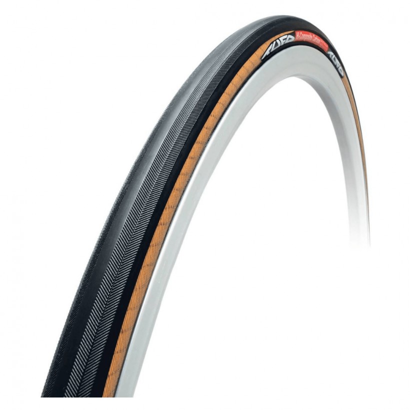 Tubular Tufo HI-Composite Carbon 700x25 mm Preto Castanho