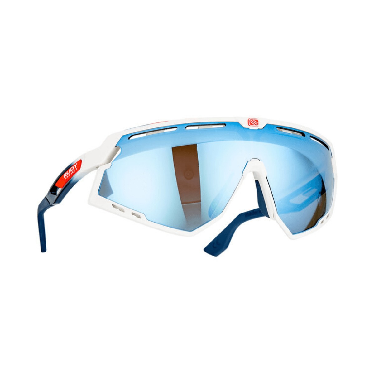 Laser 4 günstig Kaufen-Rudy Project Defender Brille Weiß Multilaser Ice Gläser. Rudy Project Defender Brille Weiß Multilaser Ice Gläser <![CDATA[Rudy Project Defender Brille Weiß Multilaser Ice Gläser
 Die Rudy Defender Brille - inspiriert von mehr als 30 