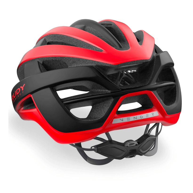 Kask Rudy Project Venger Czerwony Czarny