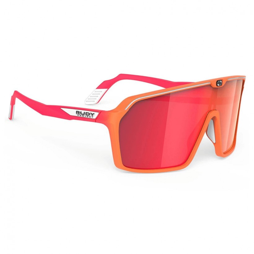 Rudy Project Spinshield Red Glasses with Orange Lens