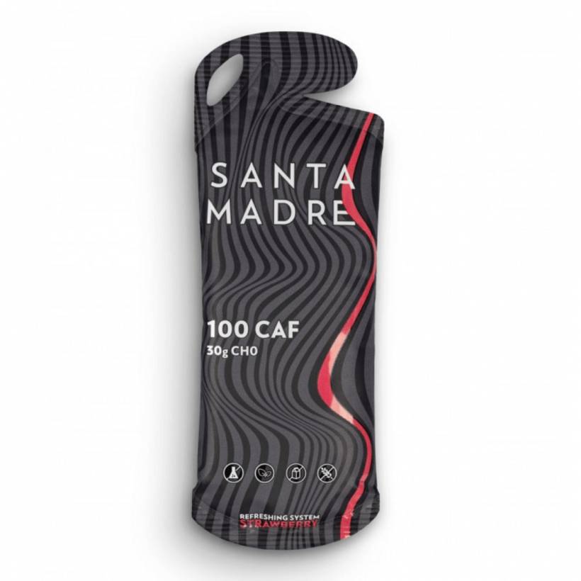 Energy Gel Santa Madre Incomum 30CHO 100 CAF Morango 50 ml