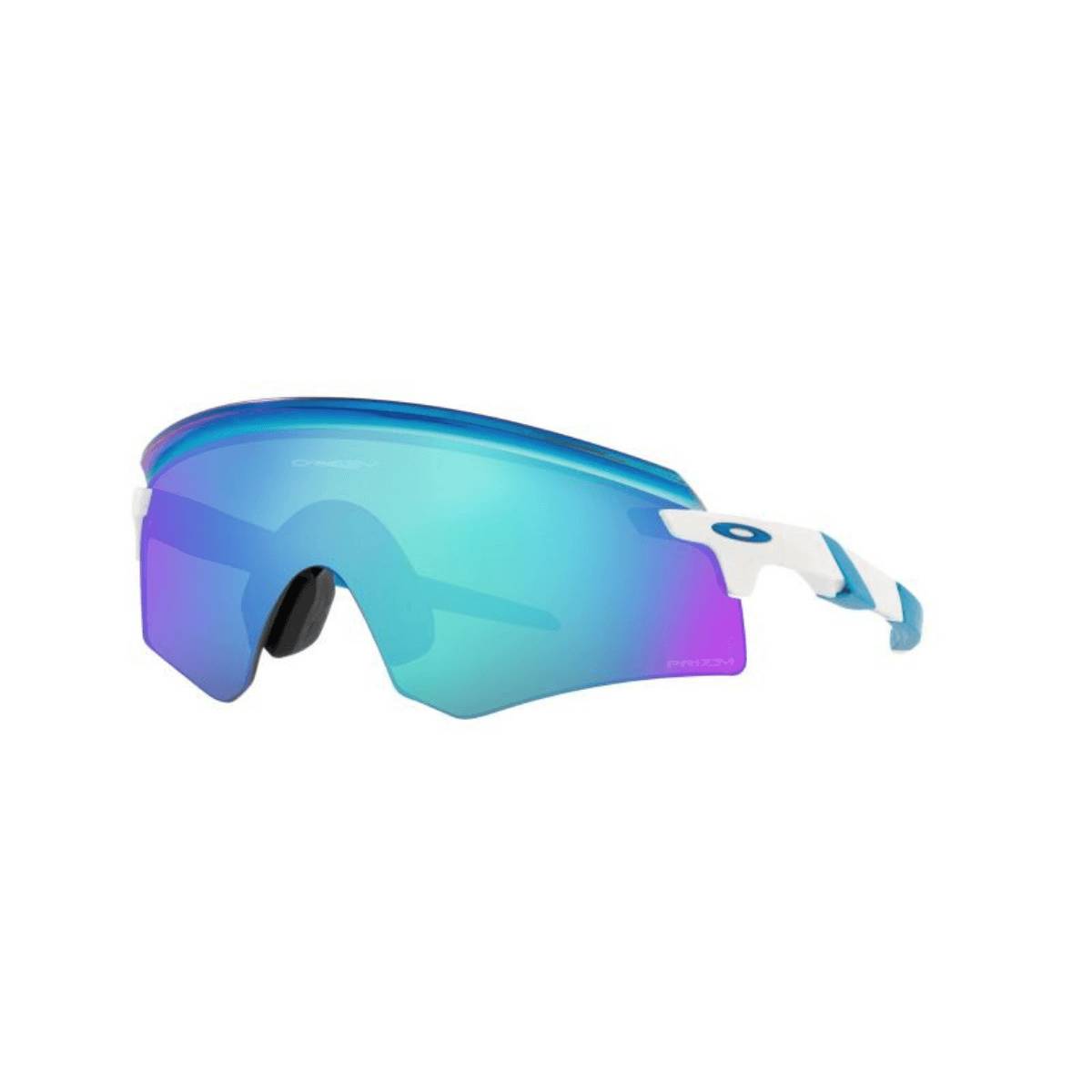 Image of Oakley Encoder Brille Weiss Prizm Sapphire Gläser