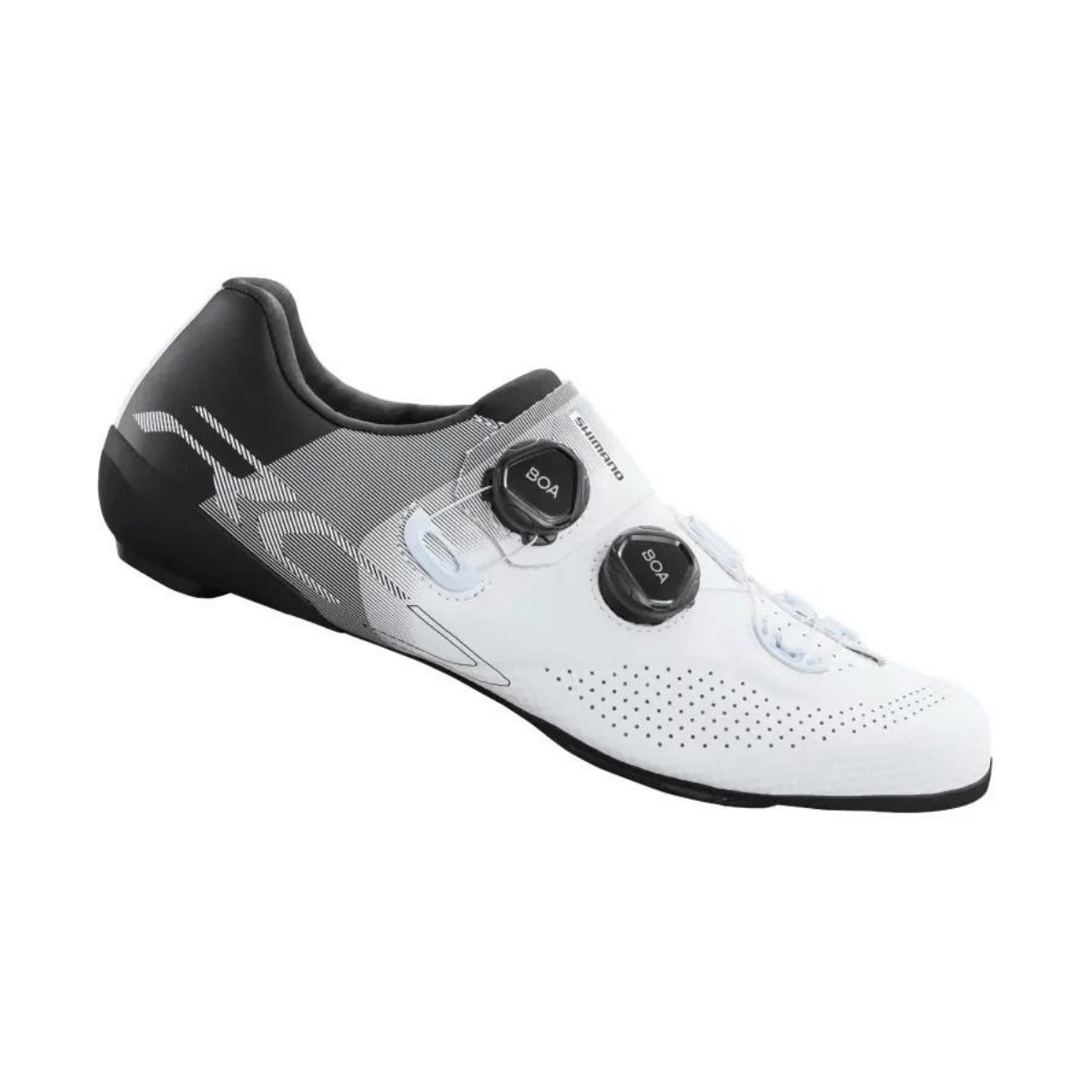 3x7,Shimano günstig Kaufen-Shimano RC702 Rennradschuhe Weiß, Größe 42,5 - EUR. Shimano RC702 Rennradschuhe Weiß, Größe 42,5 - EUR <![CDATA[Shimano RC702 Rennradschuhe Weiß
 Die Shimano RC702 Schuhe bieten Rennleistung für Straßenfahrte