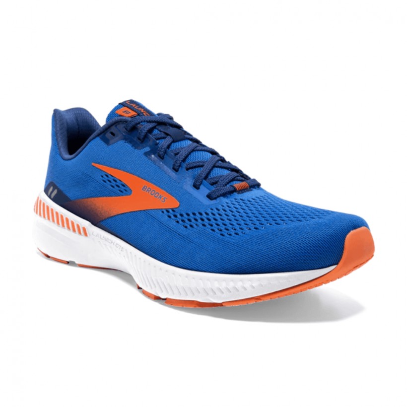 Brooks Launch GTS 8 Wide 2E Schuhe Blau Orange SS22