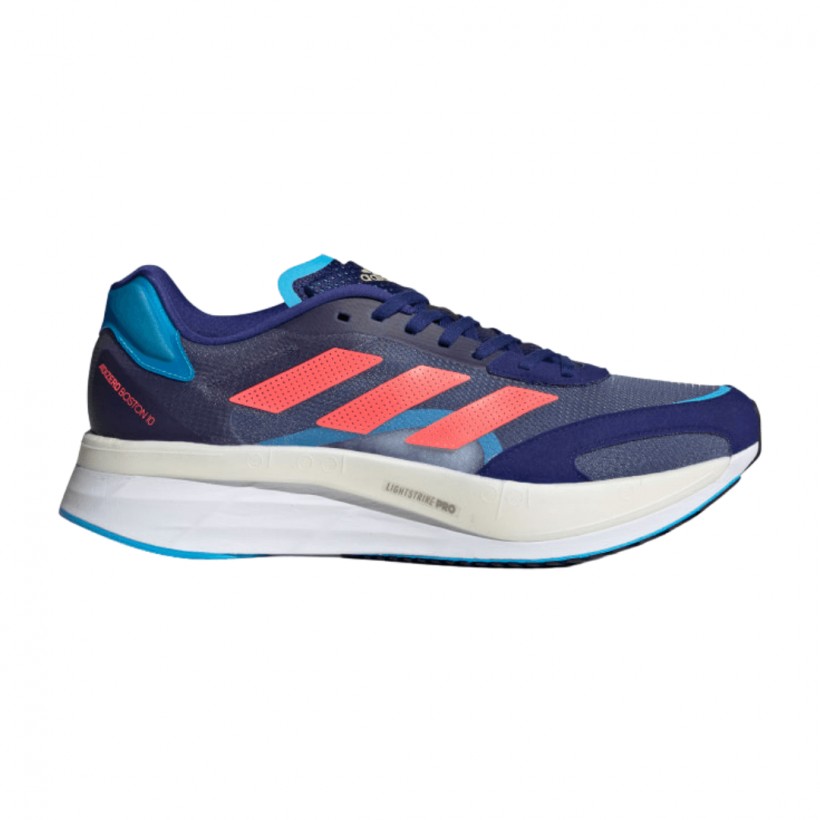 Adidas Adizero Boston 10 Shoes Blue Red SS22