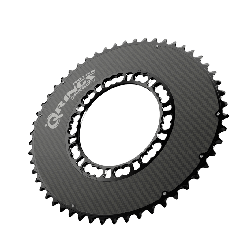 Rotor Q-Ring Qarbon Outdoor Czarna Zębatka