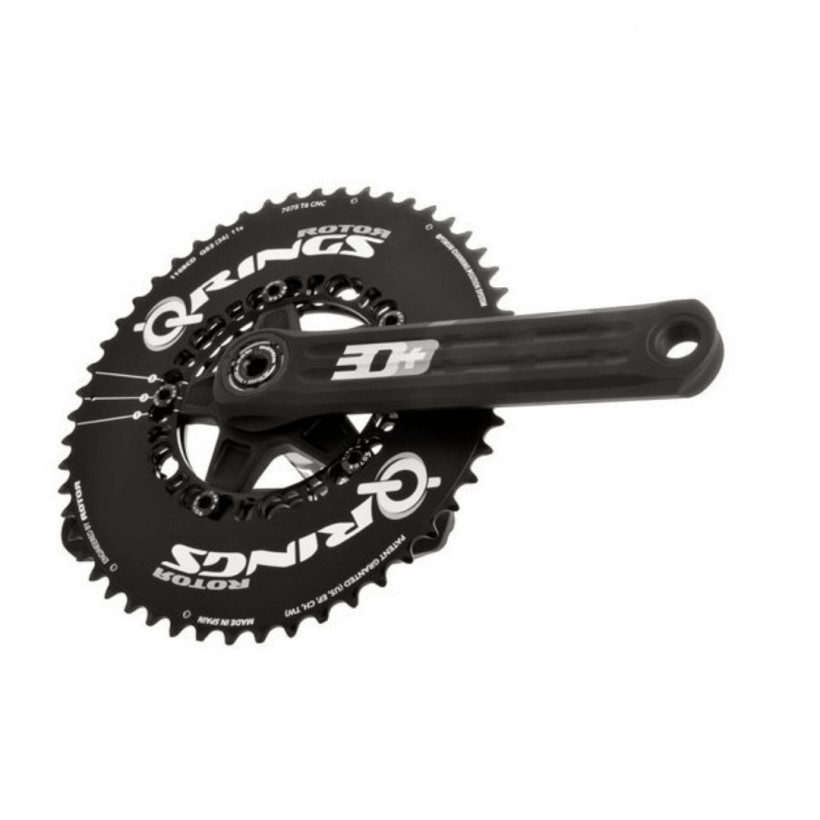 Rotor Q-Rings 52-36T Chain Ring /