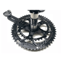 Rotor 3D + Kurbeln mit INpower Powermeter + NoQ 50/34 runde Kettenblätter