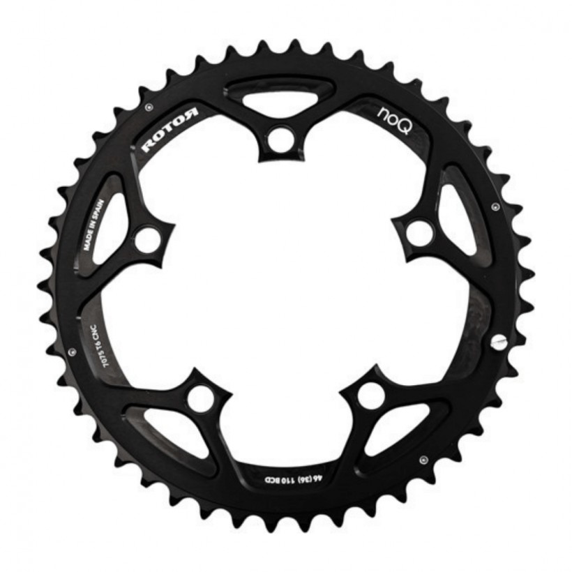 Rotor 3D + cranks with INpower power meter + NoQ 50/34 round chainrings