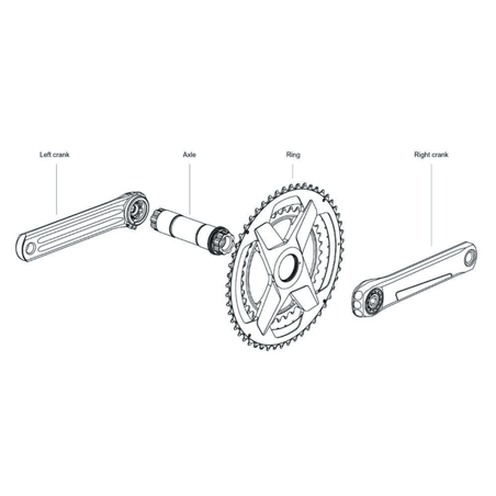 Rotor VEGAST Q50 / 34 Road Kurbeln