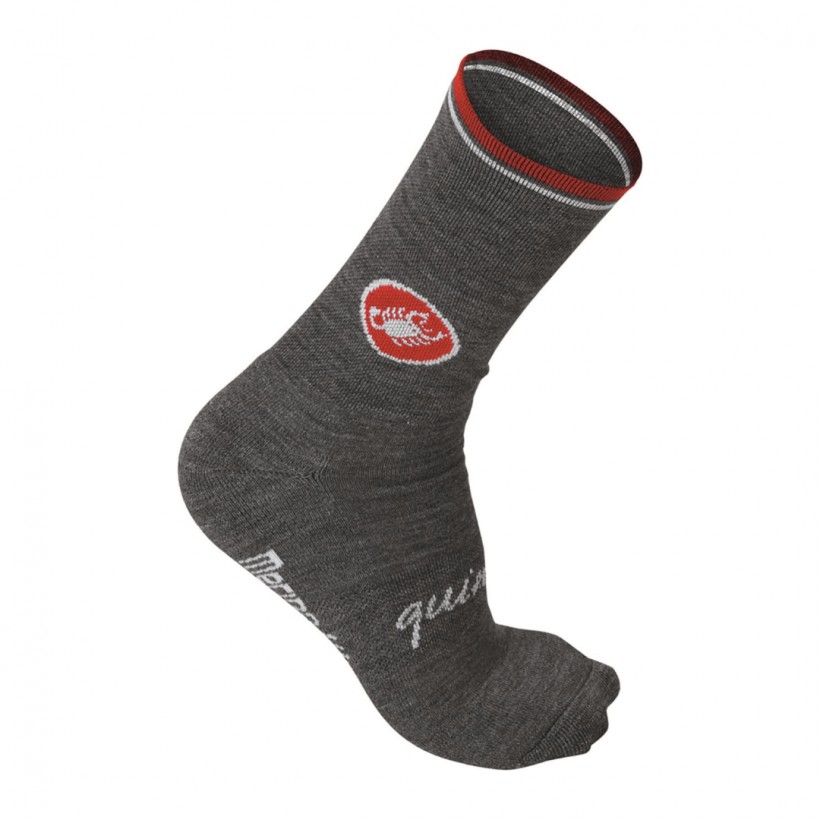 Quindici Soft Sock 15cm Castelli Anthracite
