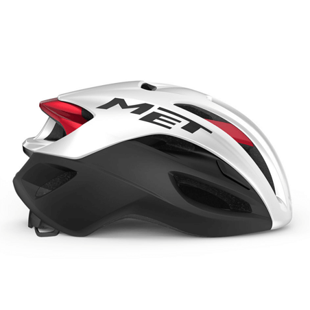 Kask Met Rivale Mips Czarny Biały Czerwony