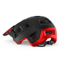 Met Terranova Helm Mat Zwart Rood