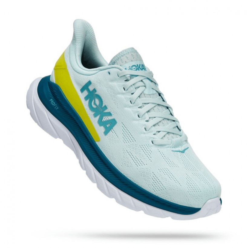 Zapatillas Hoka One One Mach 4 Azul Claro