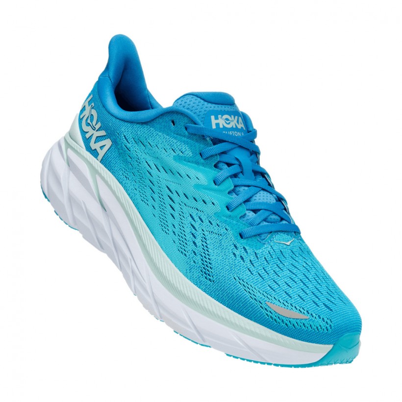 Hoka One One Clifton 8 Blau Schuhe