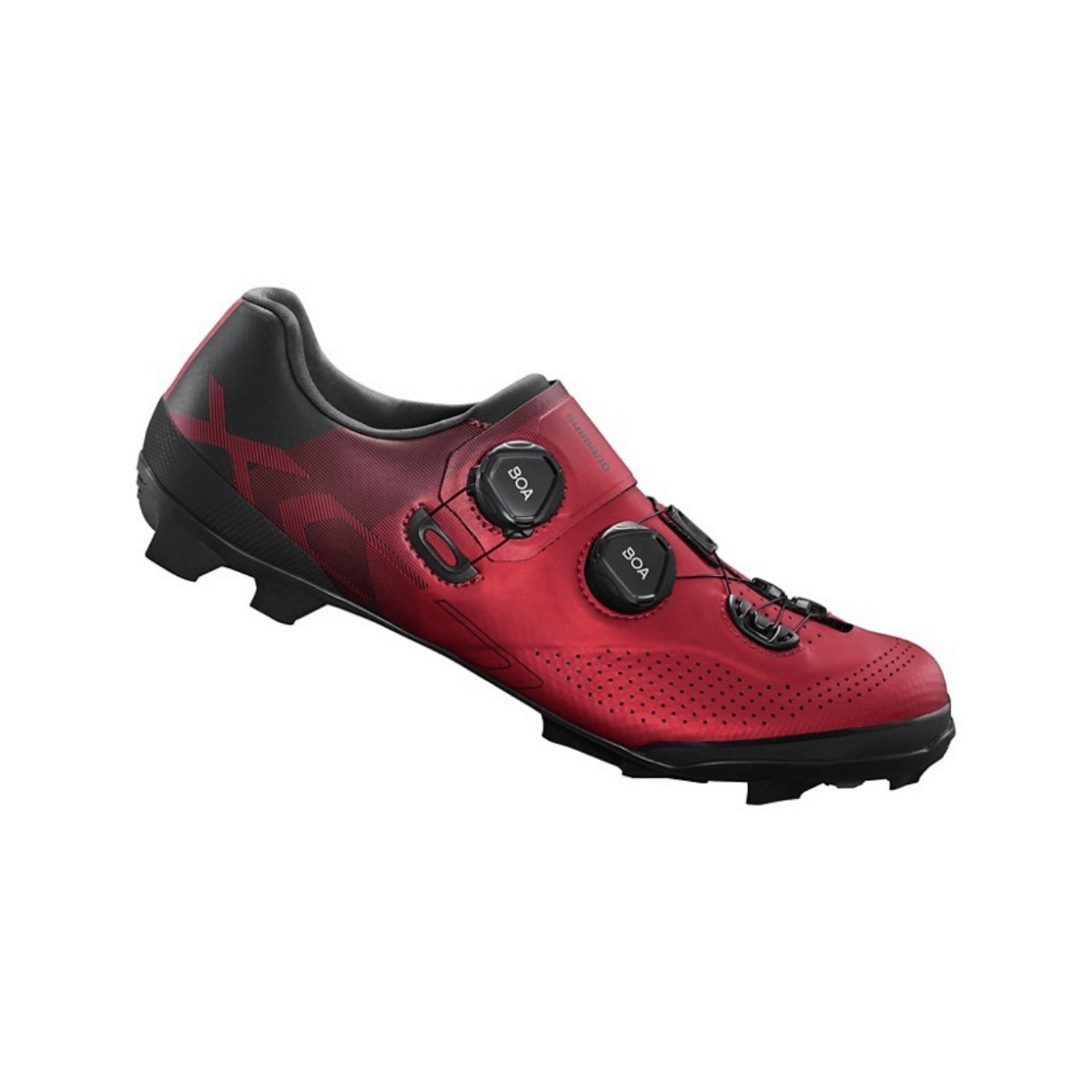 Shimano XC702 MTB-Schuhe Rot, Größe 42 - EUR