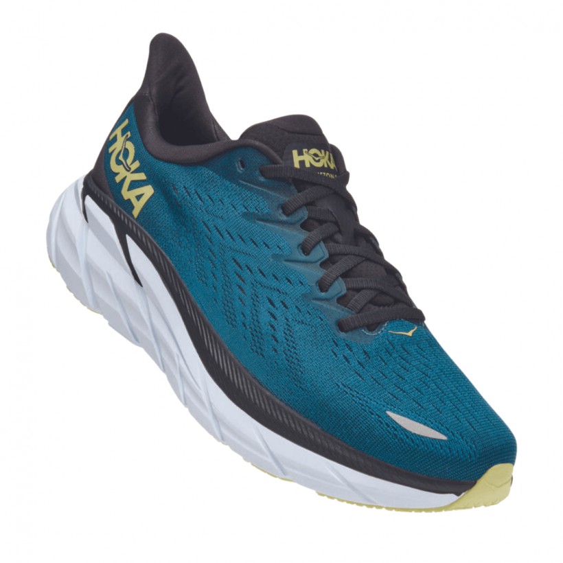 Hoka One One Clifton 8 Wide Coral Blue SS22 Shoes