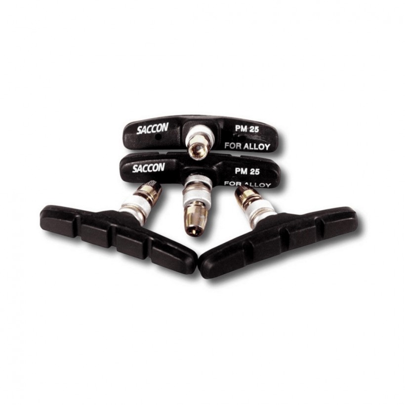 Kit 4 Zapatas Saccon V-Brake L.70