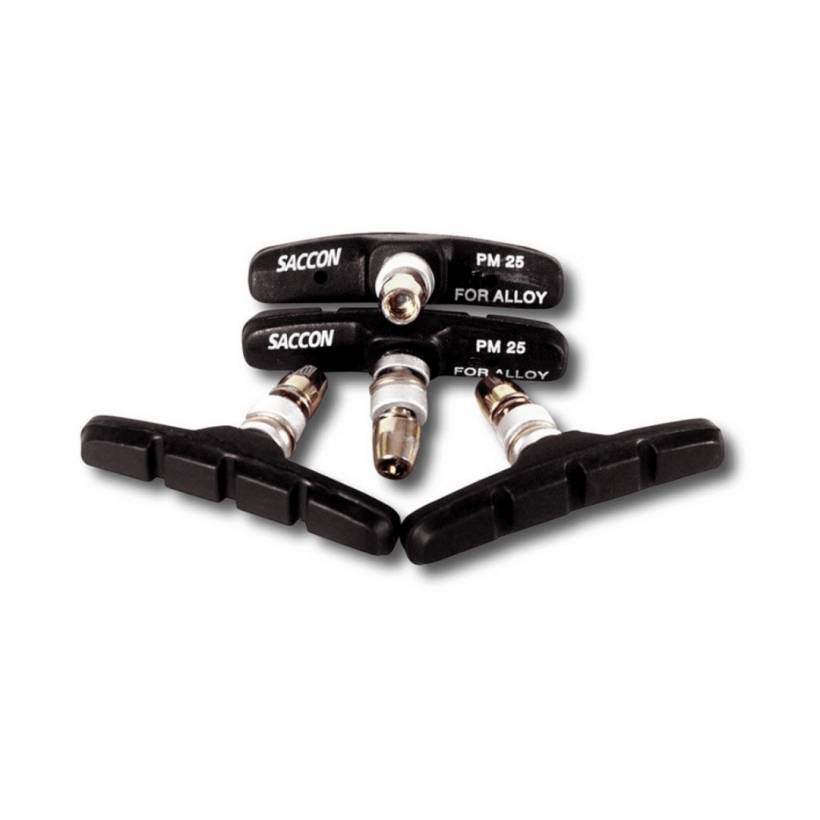 Kit di 4 Pattini Saccon V-Brake L.70